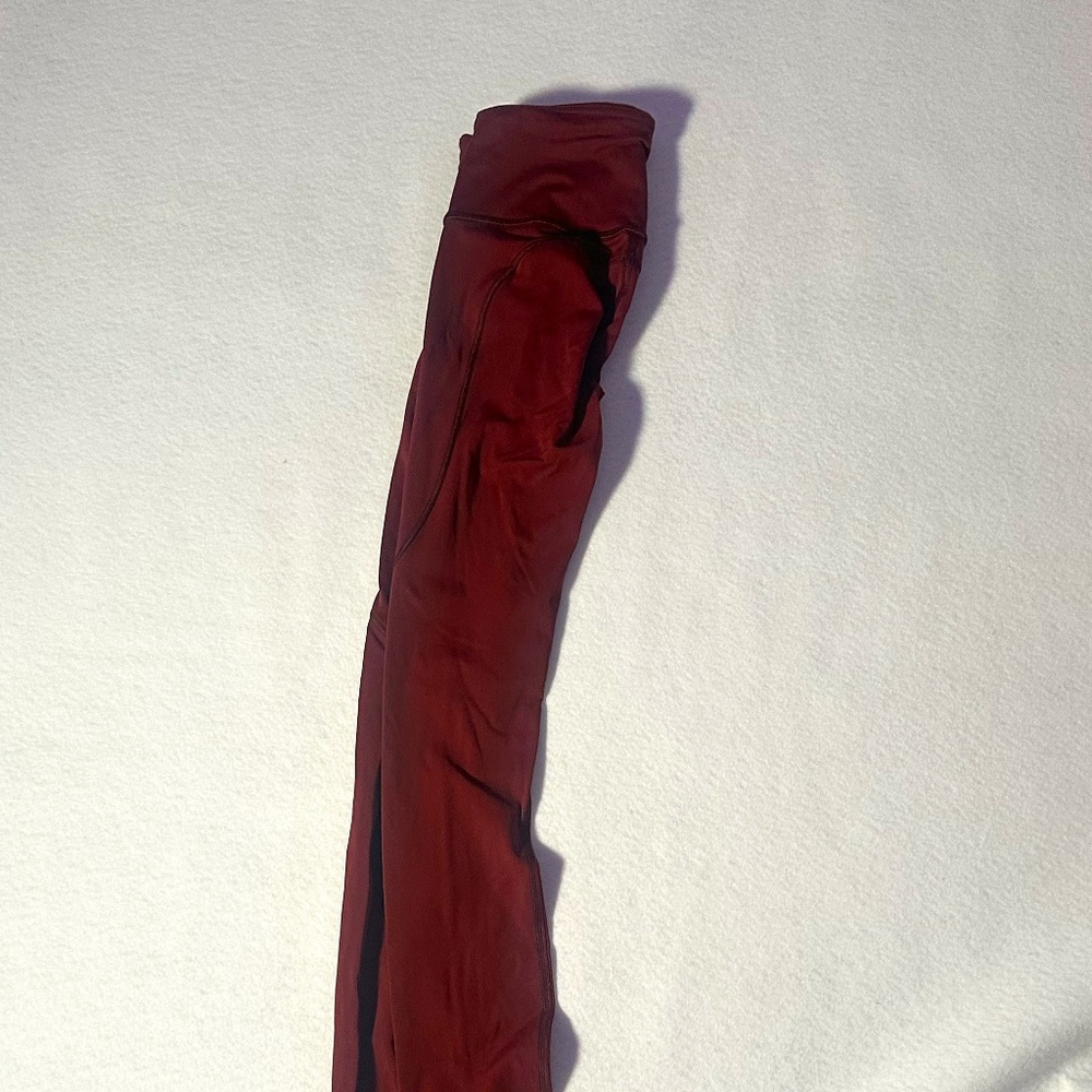 Dark Red Size 2 Lululemon Leggings